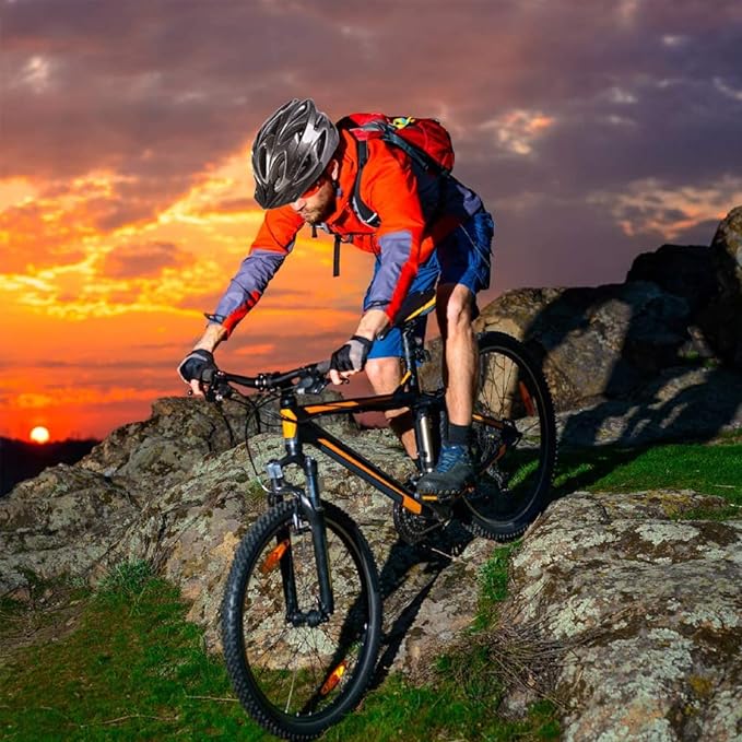 Cascos de Bicicleta para Adultos con 2 pares de Gafas de Protección y Luz Trasera, Casco de Ciclismo Fresco para Adultos para viajeros urbanos, montaña, tamaño Ajustable， para Hombres y Mujeres