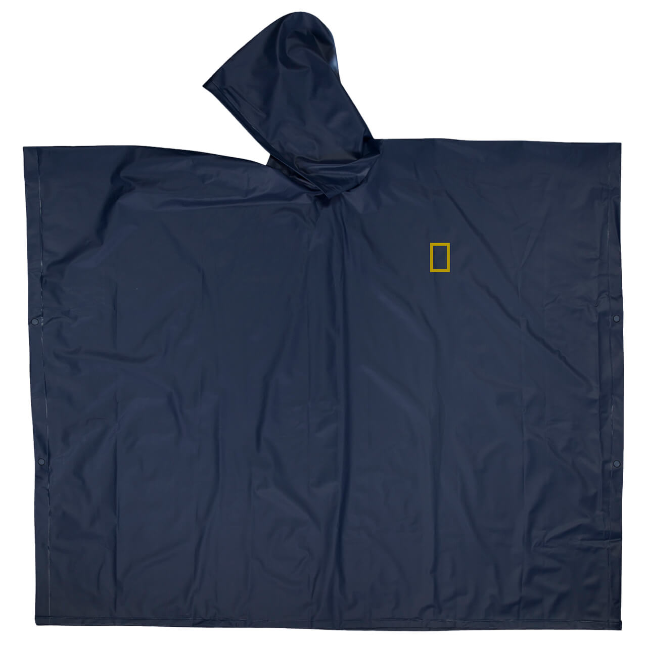 Impermeable tipo Poncho de Nat Geo PNG02, repelente al agua, azul.