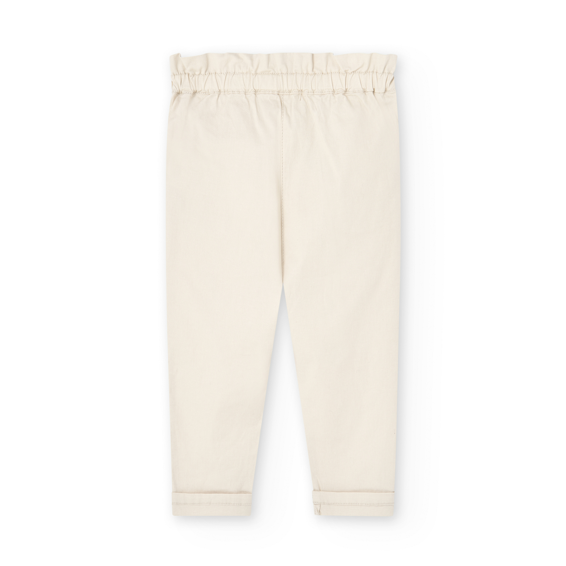 Pantalón Gabardina Créme Para Niña BOBOLI