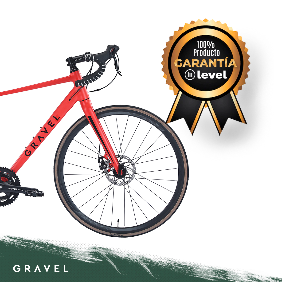 Bicicleta De Ruta Gravel Armstrong R700 14v Rojo M 54 