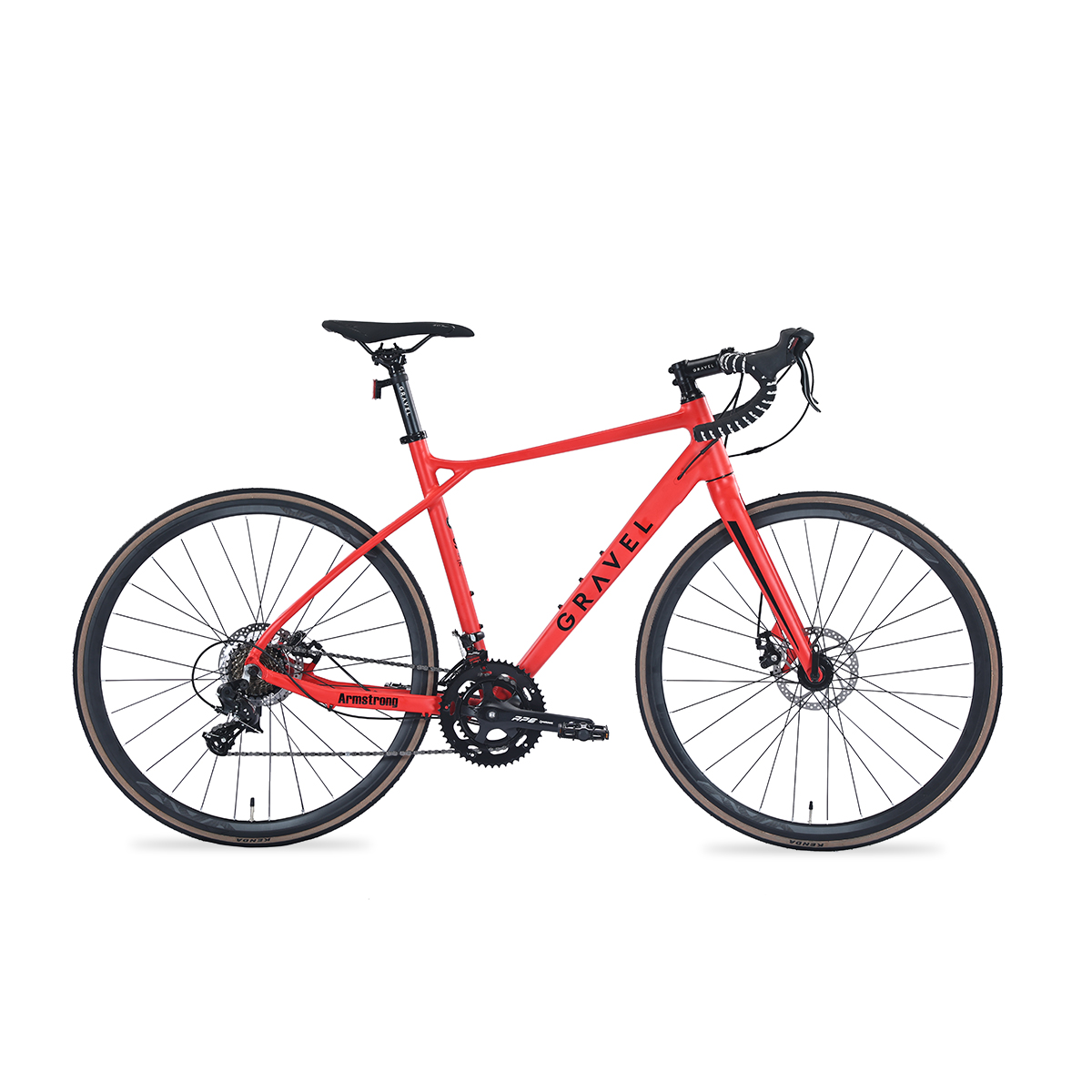 Bicicleta De Ruta Gravel Armstrong R700 14v Rojo M 54 