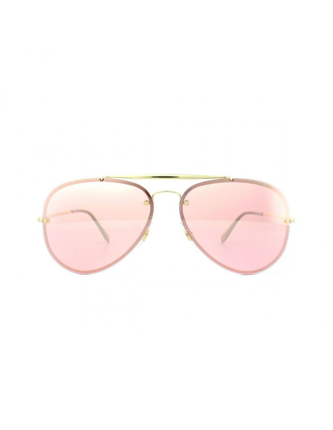 Lentes de sol Ray Ban Rb3584n 9052e4 Aviator Blaze Rosa Dorado Original