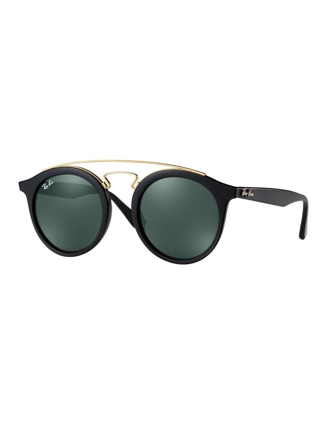 Lentes de sol Ray Ban Rb4256 601/71 Gatsby I Negro Round Dorado Original