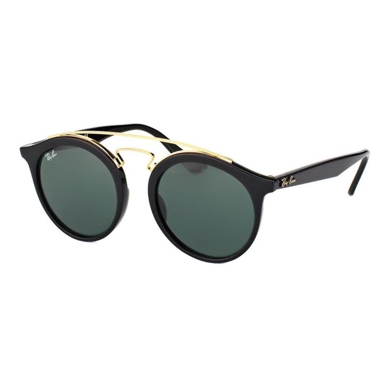 Lentes de sol Ray Ban Rb4256 601/71 Gatsby I Negro Round Dorado Original
