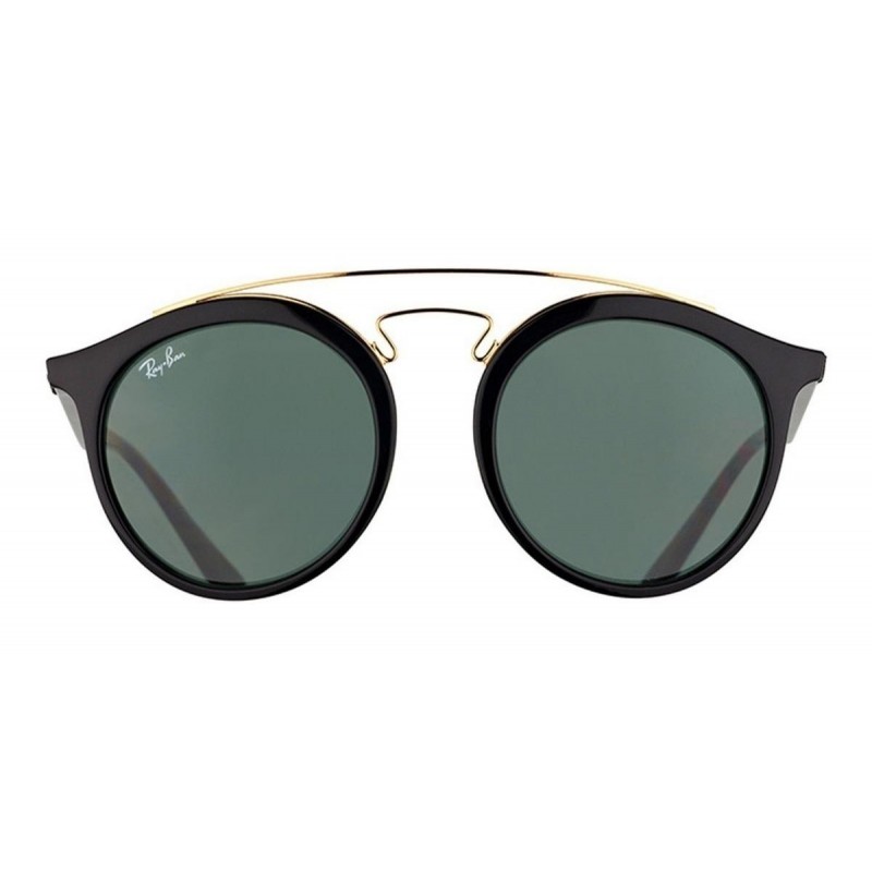 Lentes de sol Ray Ban Rb4256 601/71 Gatsby I Negro Round Dorado Original