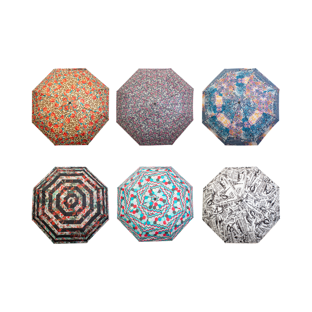 Paraguas de bolsillo Reforzado, Resistente a Vientos y Lluvias Fuertes, Unisex Fácil de Transportar y Reforzado con 8 varillas.