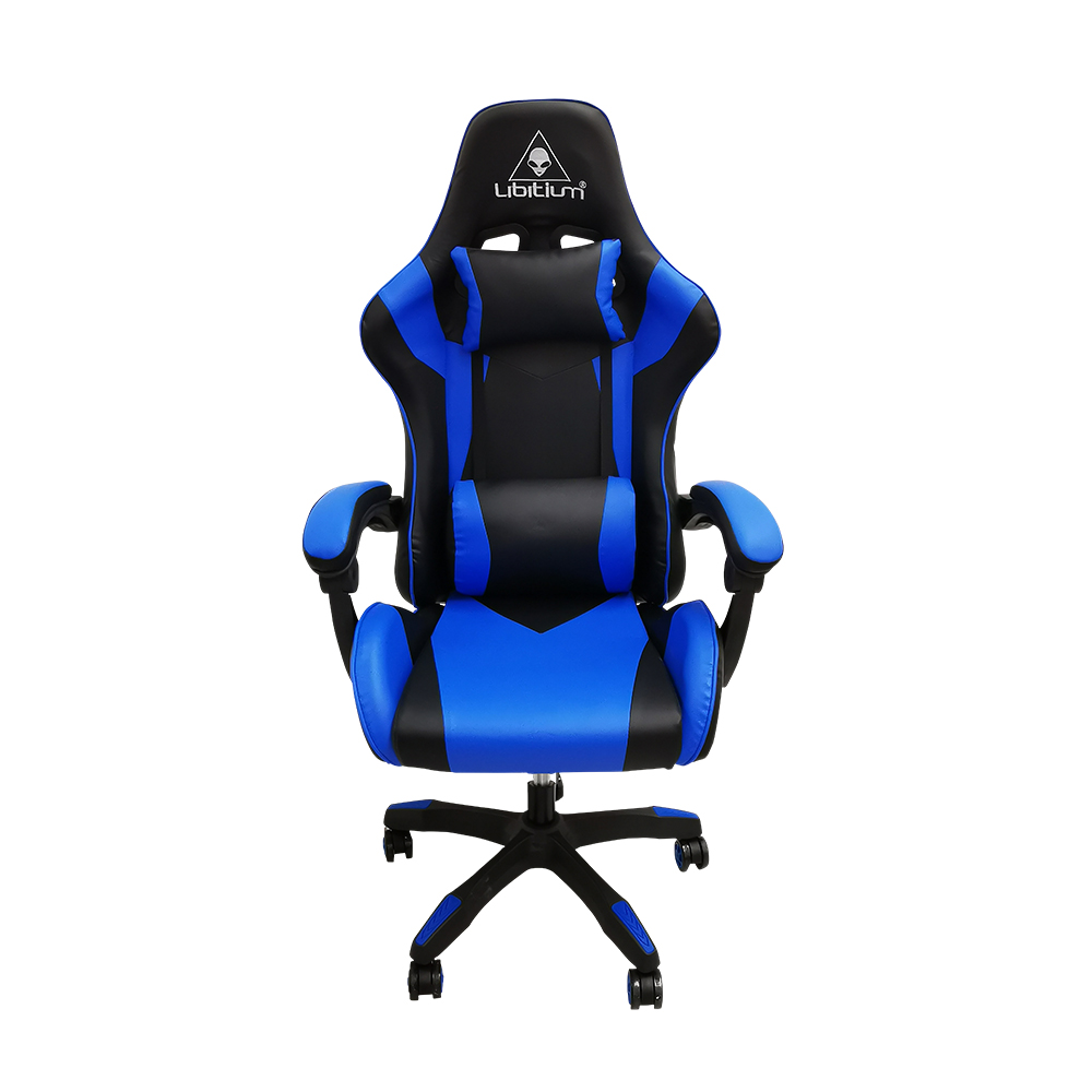 Silla Gamer Libitium Gaming Consola Pc Ergonomica Reclinable Azul.