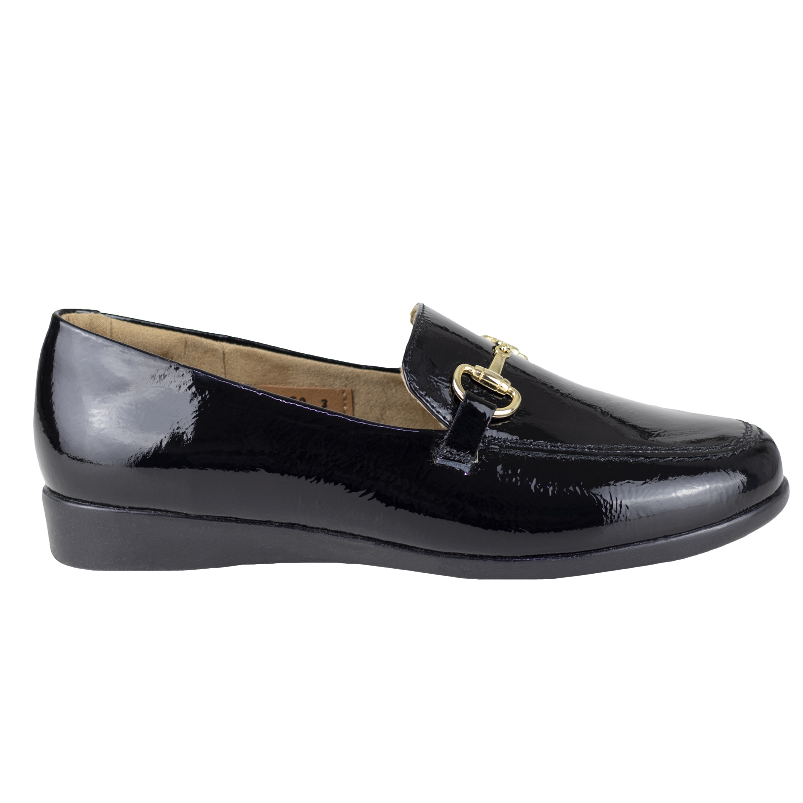 Mocasín Semi Vestir De Charol Para Mujer Vicenza 1470 Confort