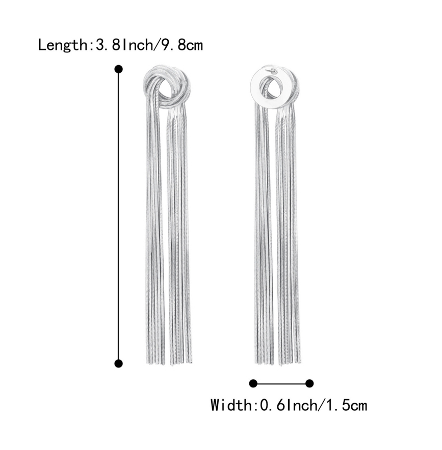 Aretes Elegantes Con Vidriantes plateados.