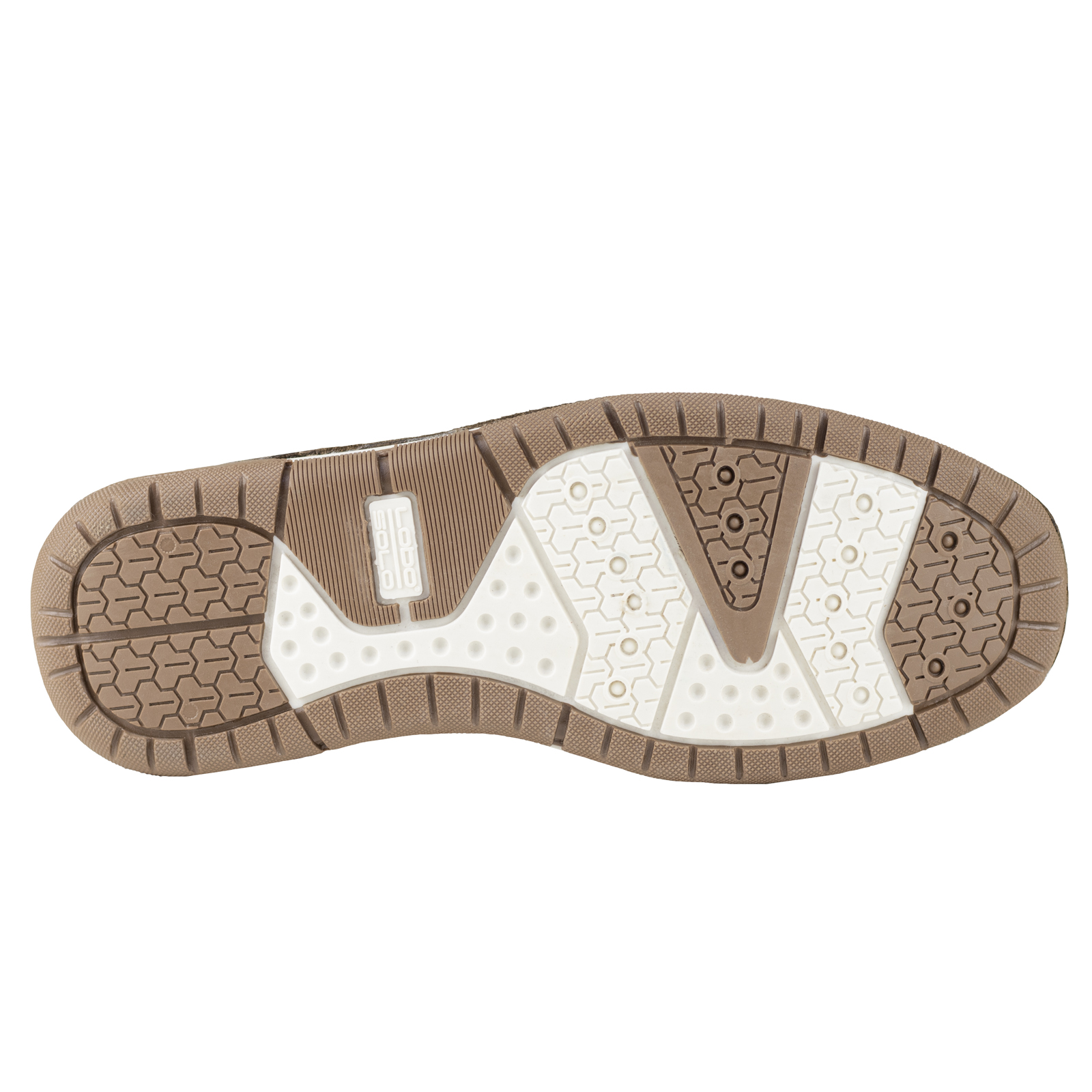 Mocasines Hombre Lobo Solo De Piel Cocidos 8982 Nobuck Grey.