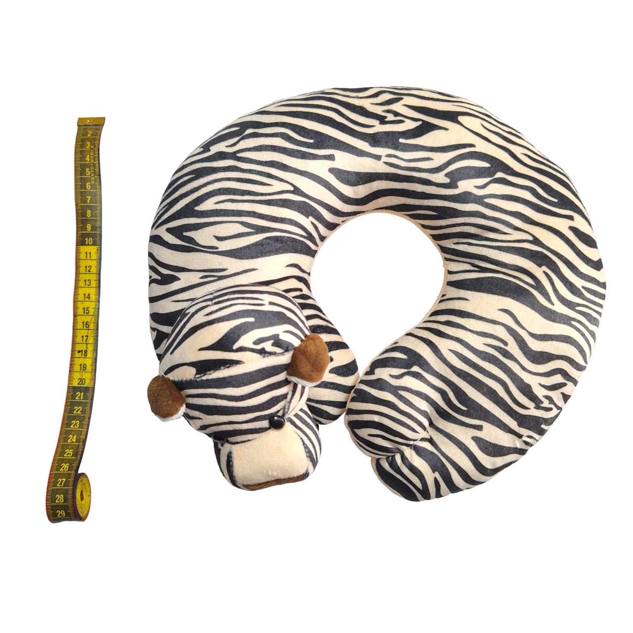 Almohada De Viaje Para El Cuello Cojín Dibujos Animados Color Blanco Con Negro