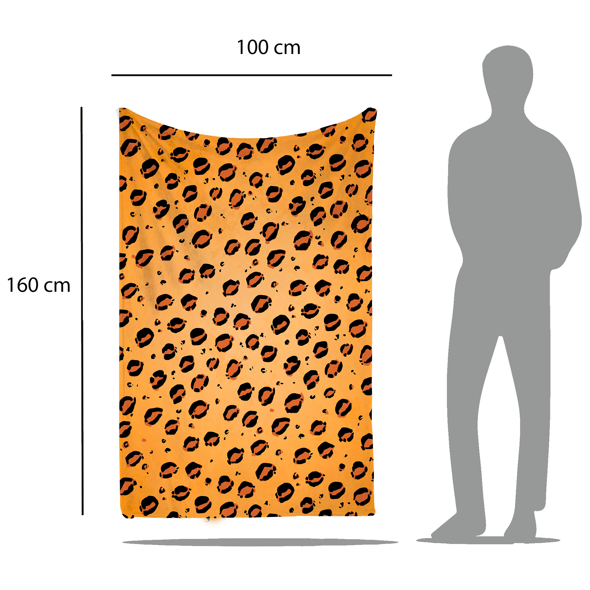 Cobija Manta Frazada Animal Print De Leopardo Suave Y Ligera De Alta Calidad.