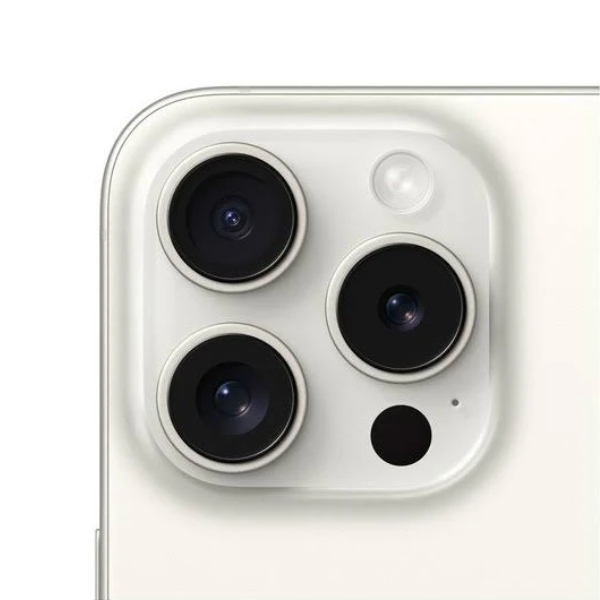 Nuevo Apple iPhone 15 Pro Max Nuevo E SIM COLOR BLANCO 256GB Y 8GB RAM, de regalo incluye audífonos inalámbricos.