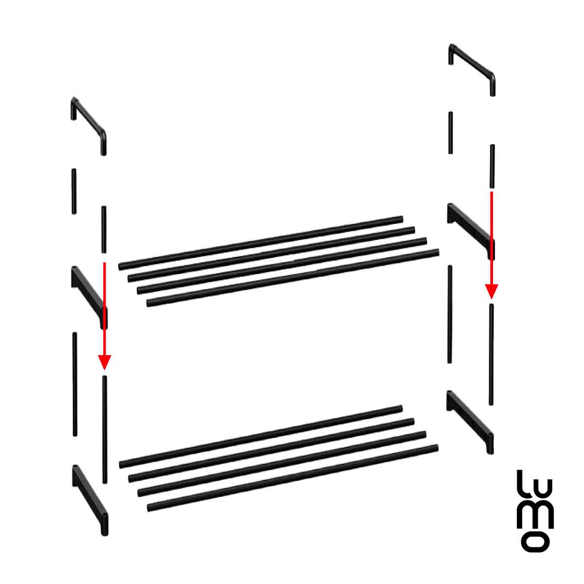 Zapatera 10 Niveles Rack Multifuncional Closet Organizador.
