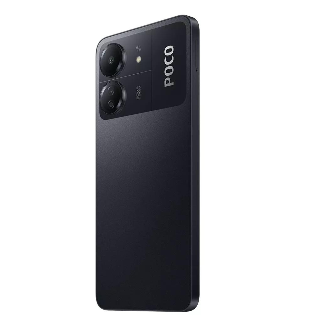 Celular Xiaomi Poco C65 256gb 8gb con Audífonos TECNO y Smartband 1More Negro.