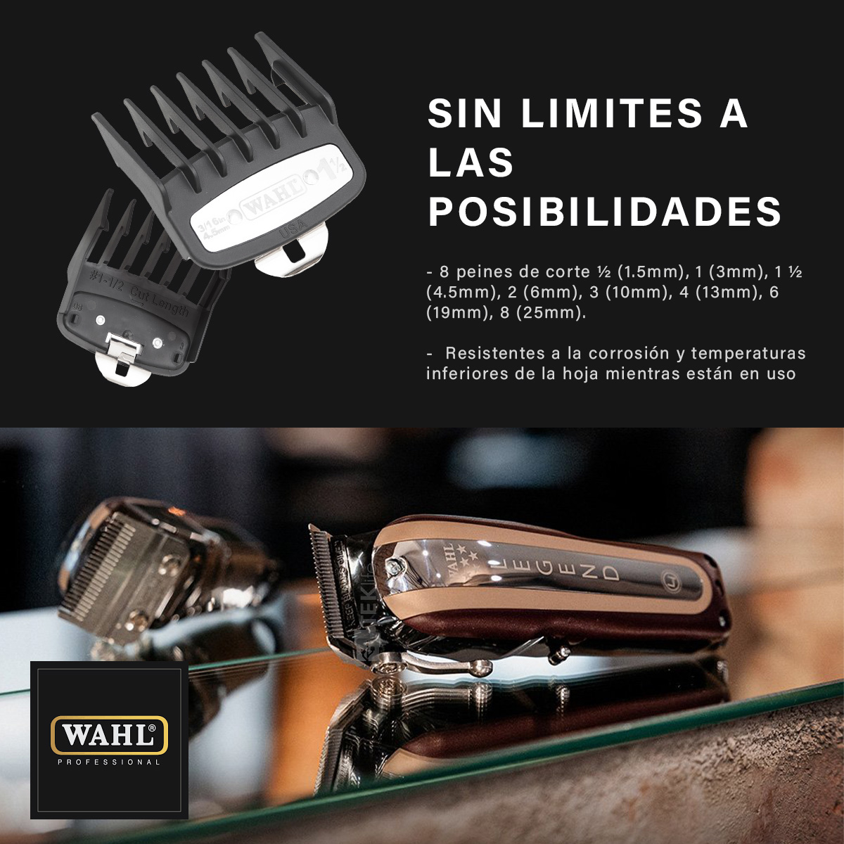 Maquina Wahl Cortadora Profesional Legend Cordless