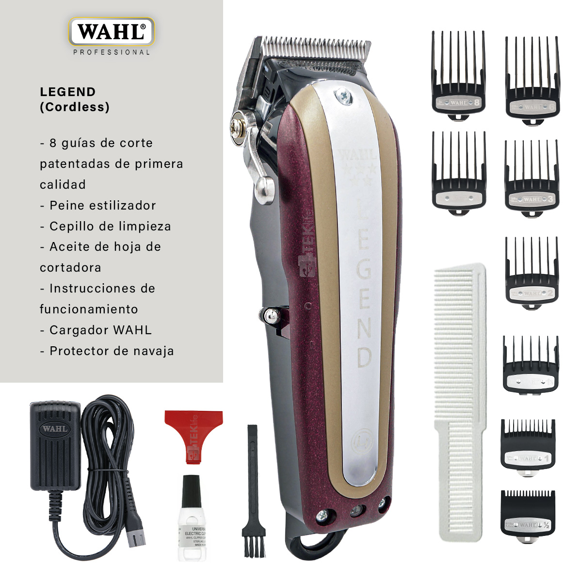 Maquina Wahl Cortadora Profesional Legend Cordless