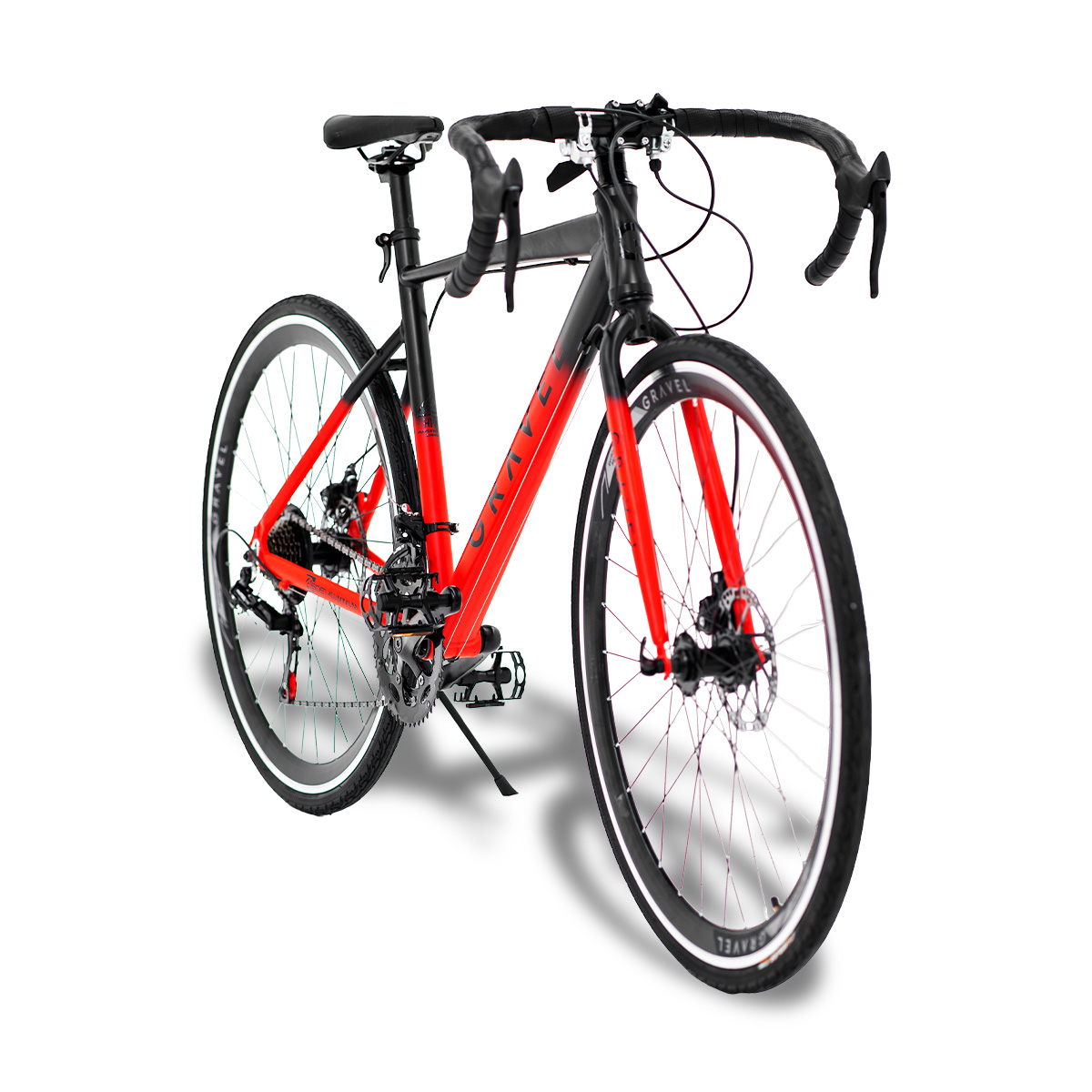 Bicicleta De Ruta Gravel Asphalt R700 Color Rojo Tamaño del cuadro 47 cm.