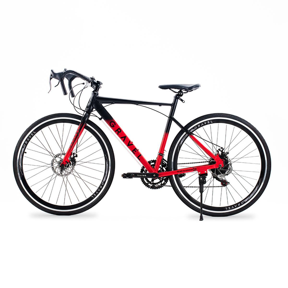 Bicicleta De Ruta Gravel Asphalt R700 Color Rojo Tamaño del cuadro 47 cm.