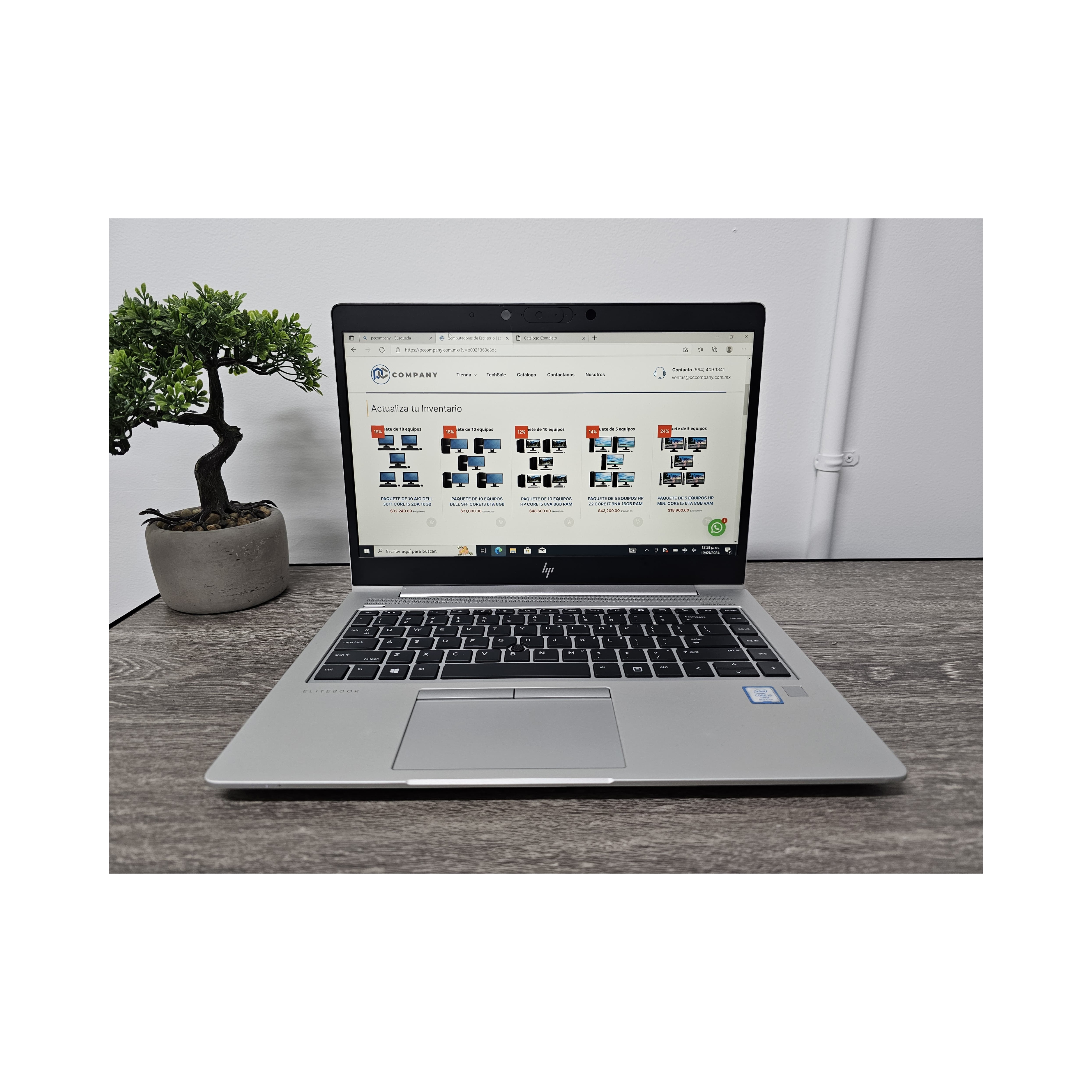 Laptop Hp Elitebook Core I5 8va 16 Ram 512ssd Pantalla Touch