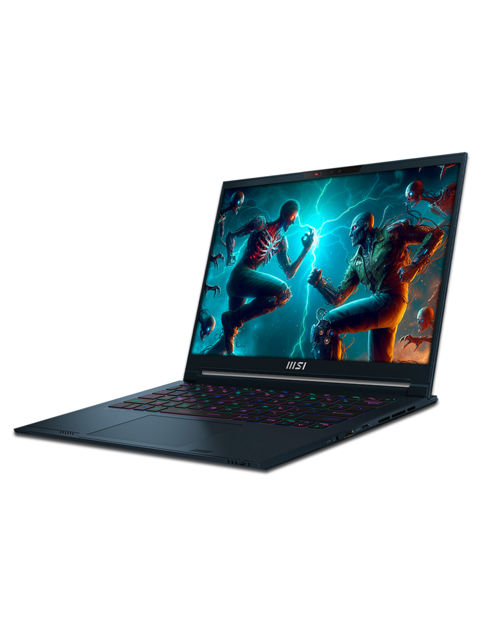 Laptop Gamer MSI Stealth Studio Gaming, Intel Core i7, Memoria 16GB, SSD 1TB, Pantalla 14", RTX 4060, Windows 11 Home. Teclado versión en inglés.