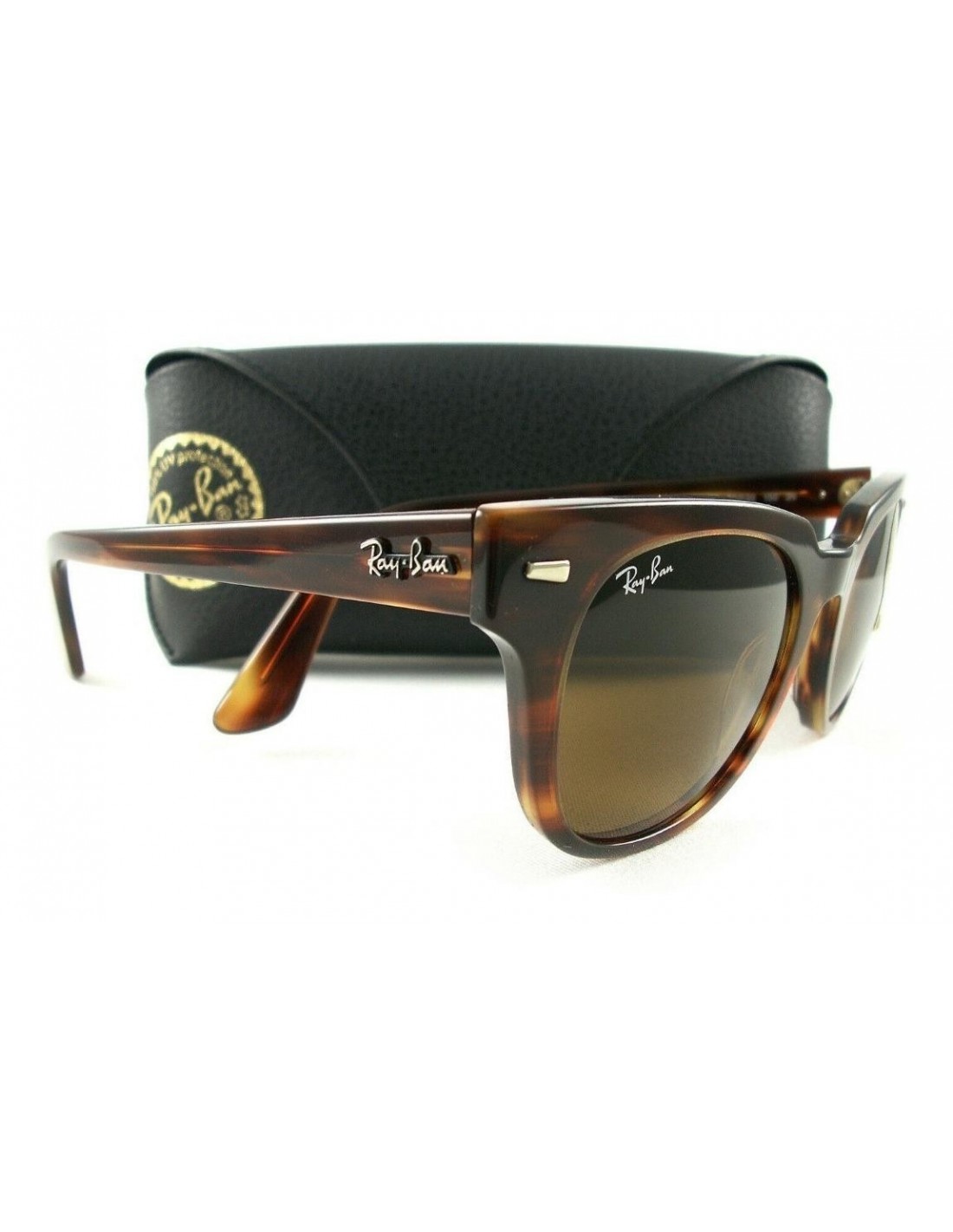 Lentes de sol Ray Ban Rb2168 954/33 Meteor Carey Cafe B15 Clasico Original