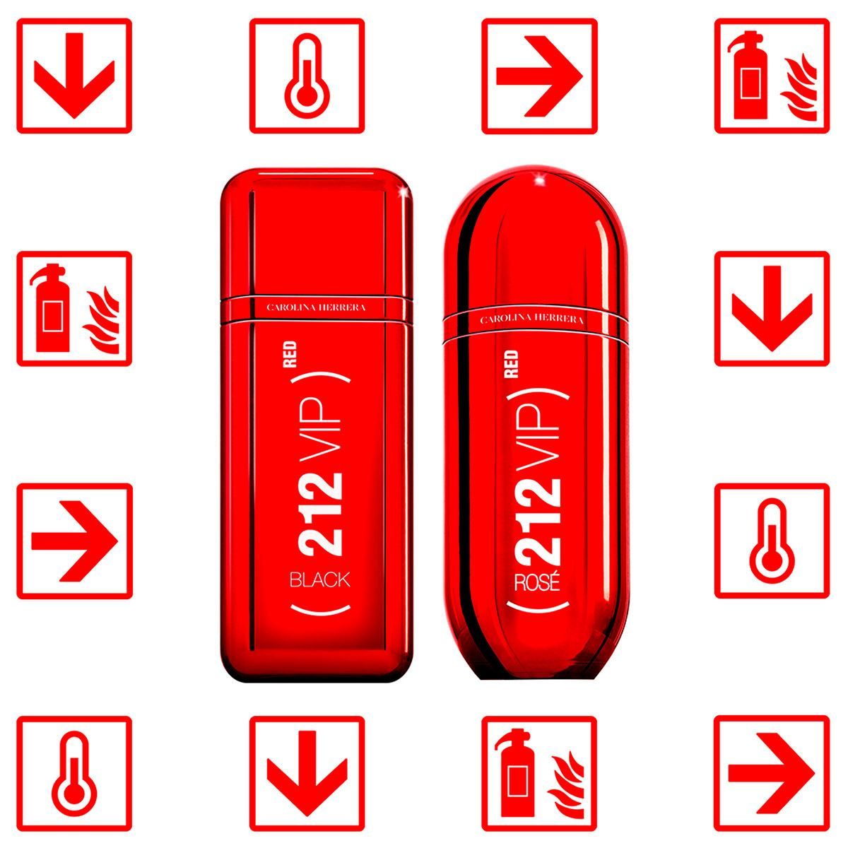 Fragancia para Caballero 212 VIP Black (Red) Carolina Herrera 100 ML