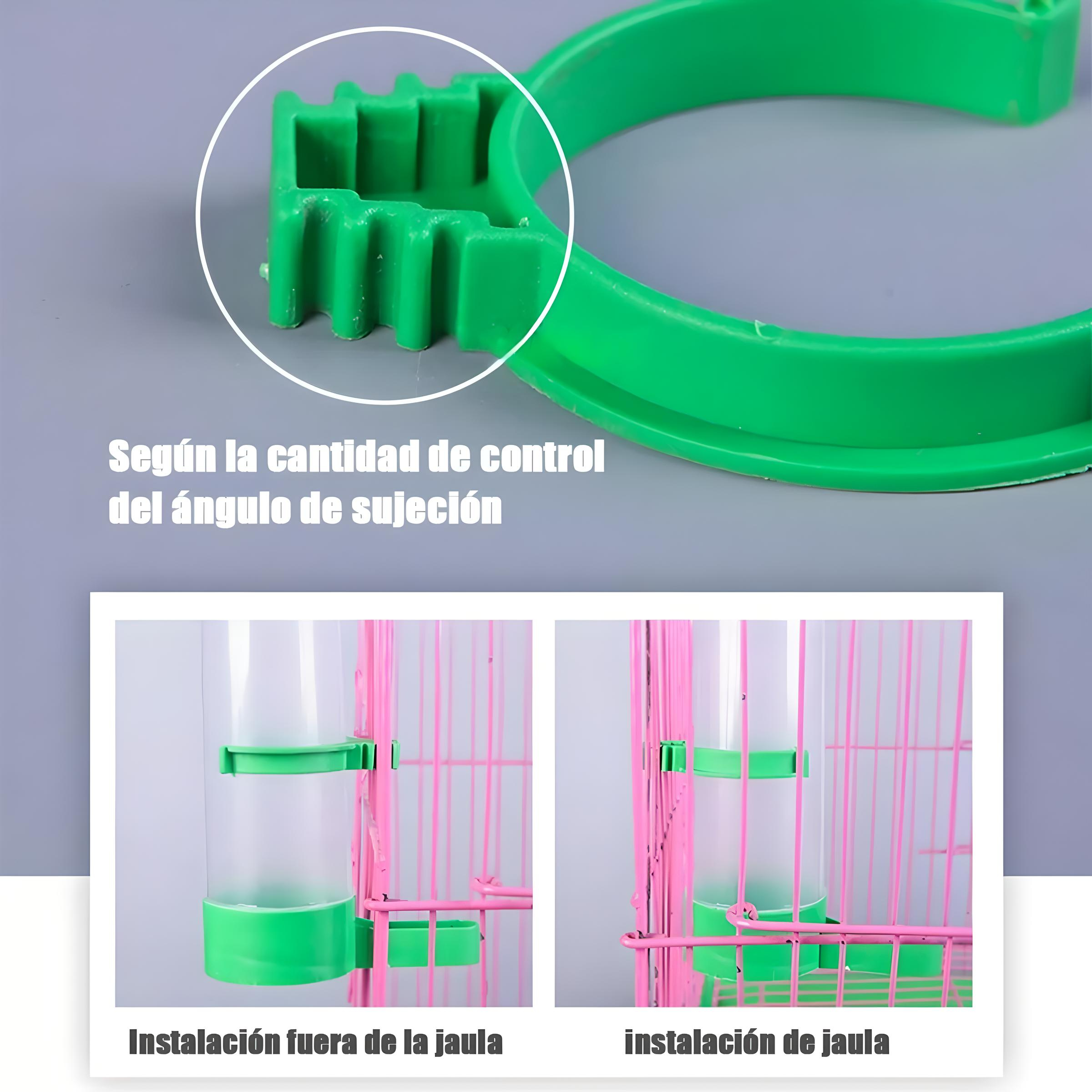 Bebederos Separadores Para Pájaros Dispensador Agua 10pzs