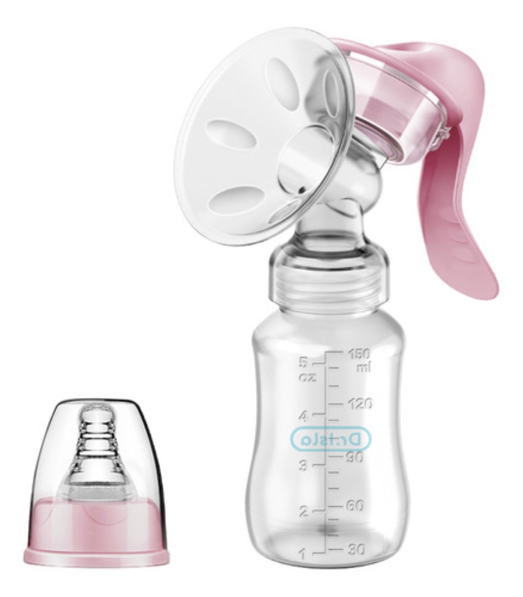 "Sacaleches Manual Almacenamiento Y Alimentación rosa "