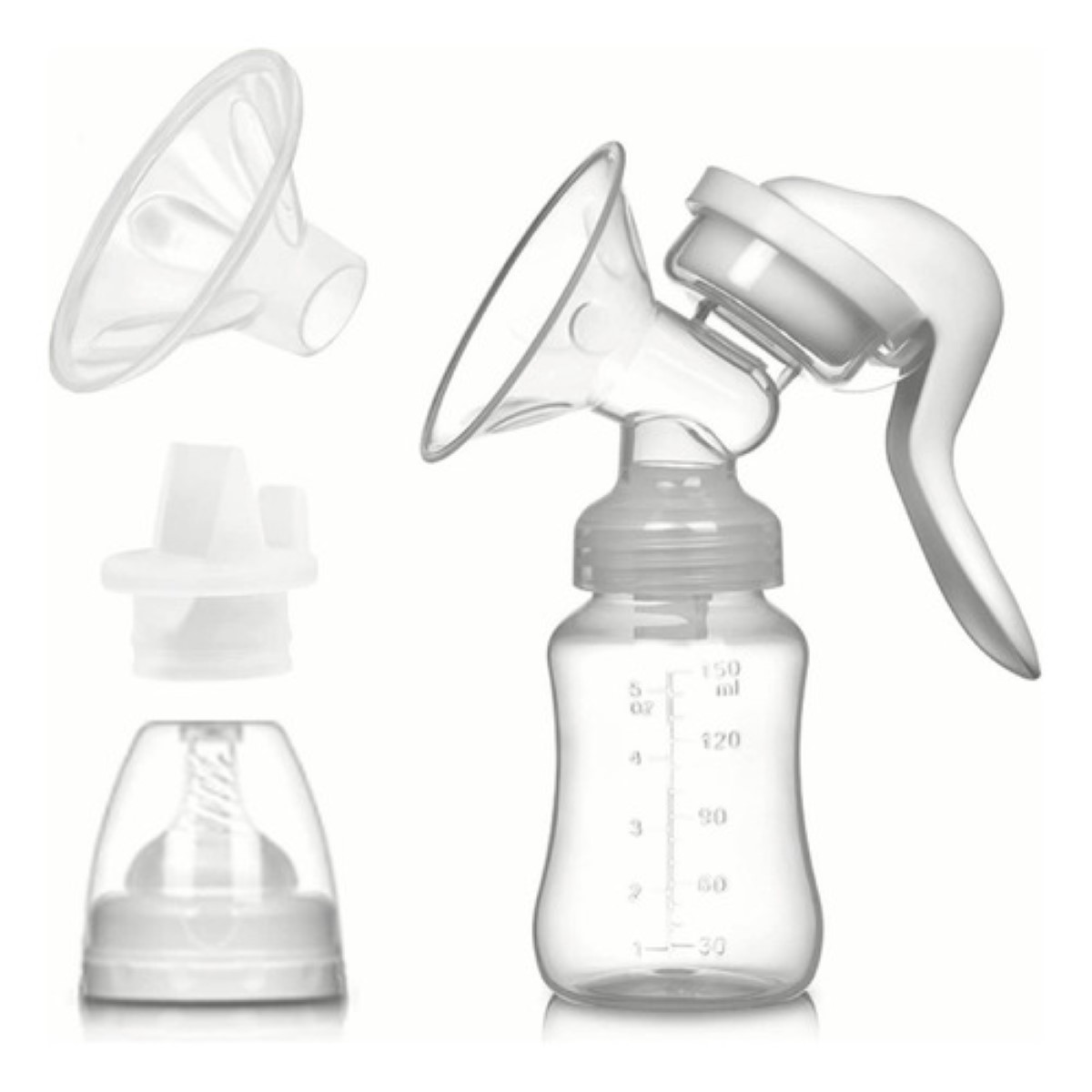 "Sacaleches Manual Almacenamiento Y Alimentación rosa "