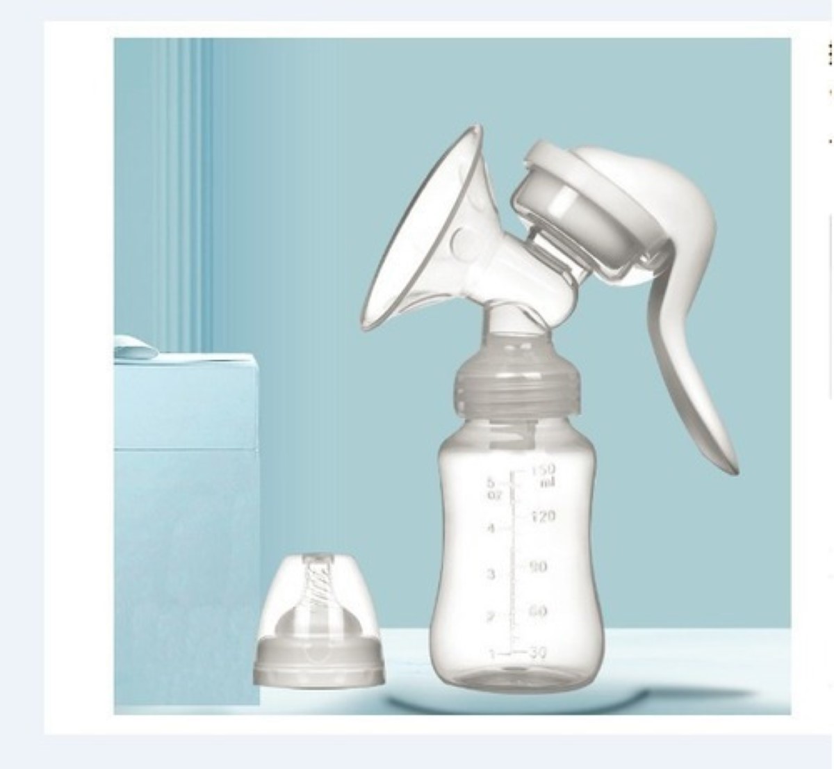 "Sacaleches Manual Almacenamiento Y Alimentación rosa "