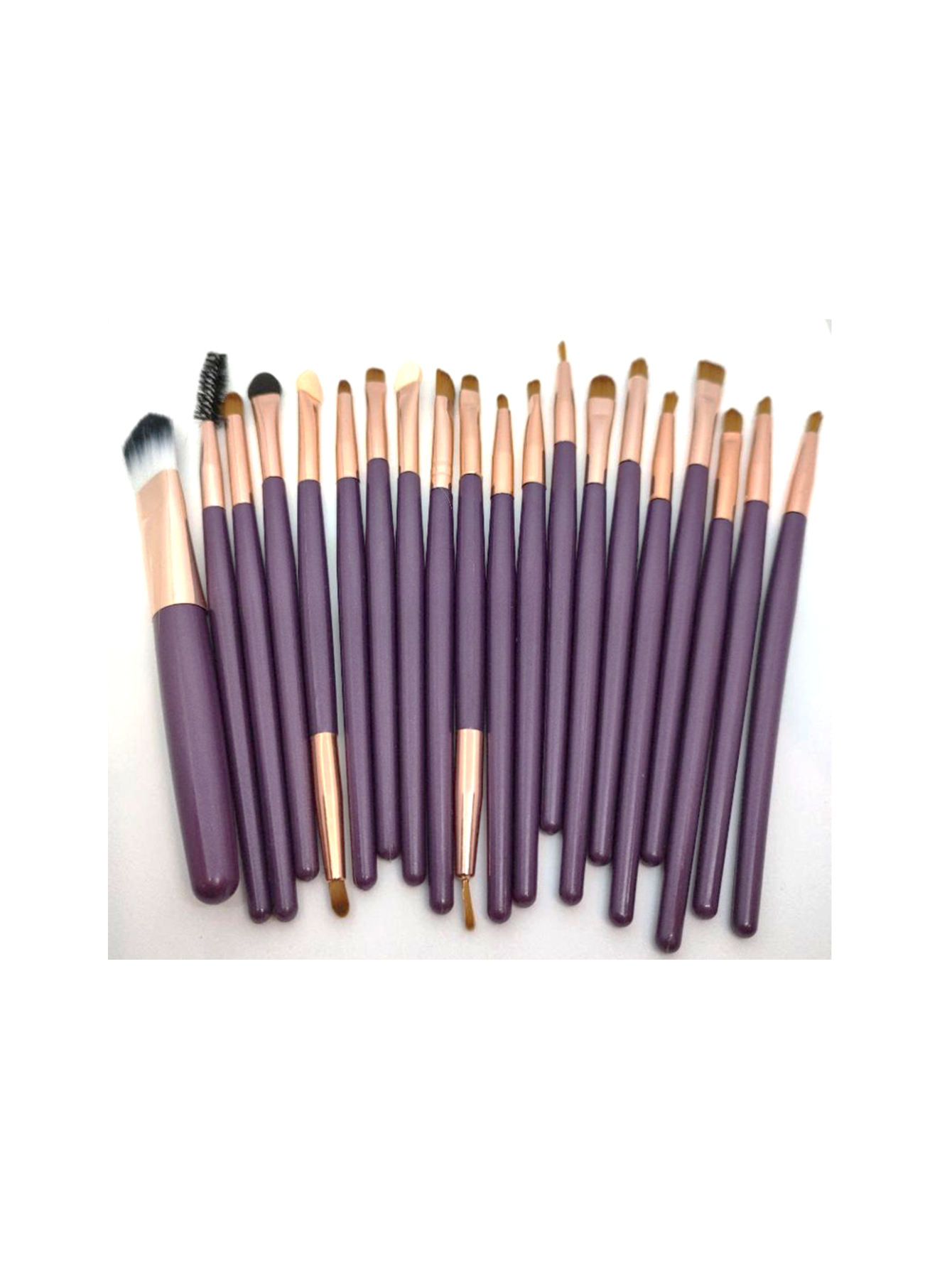 Set de 20 brochas para ojos, sombras, maquillaje, brillo, rubor