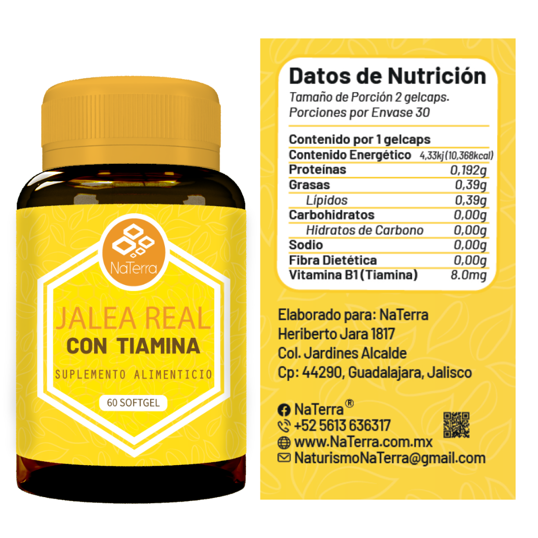 Jalea Real con Tiamina 60 Softgel