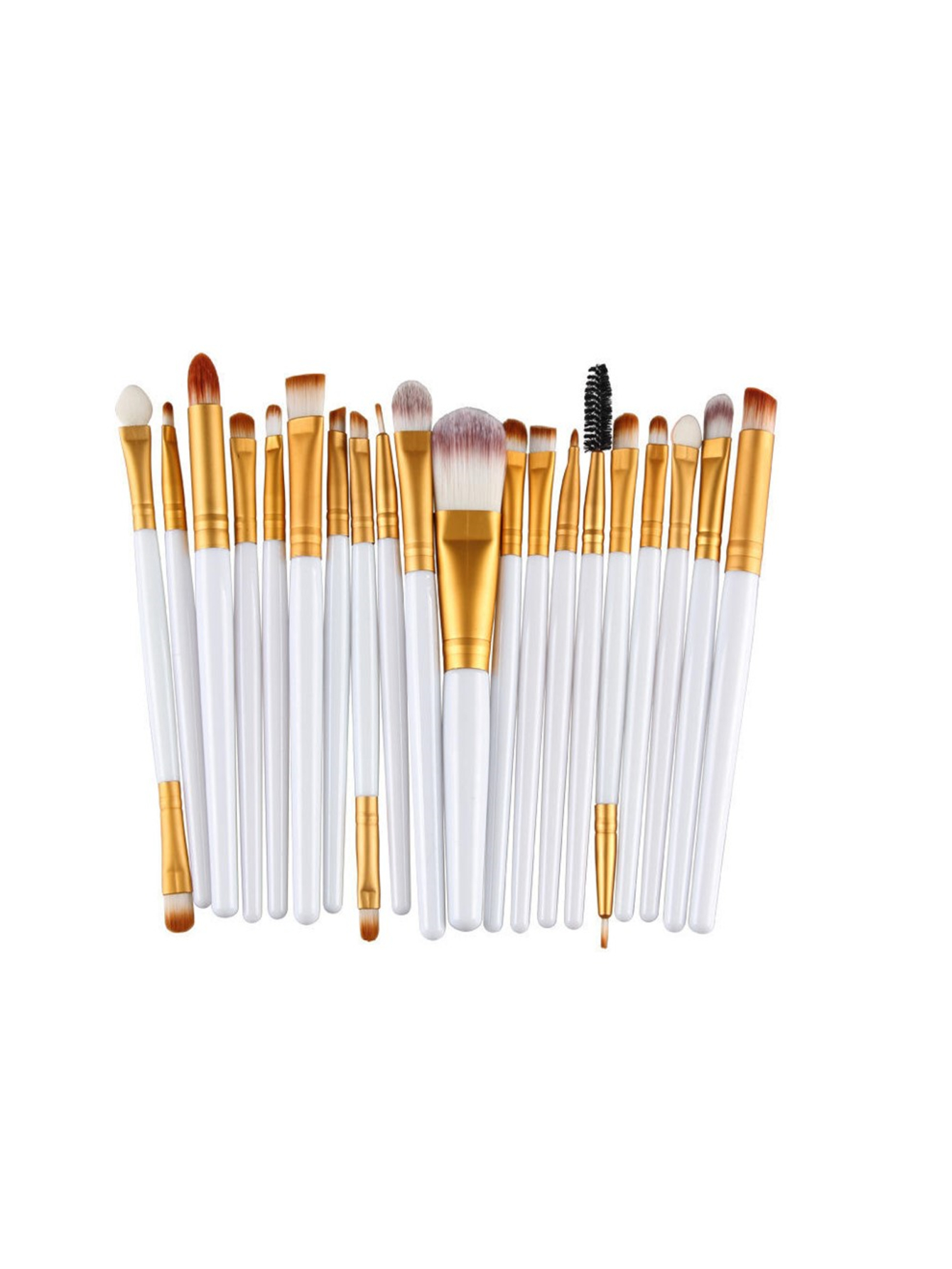 Set de 20 brochas para ojos, sombras, maquillaje, brillo, rubor