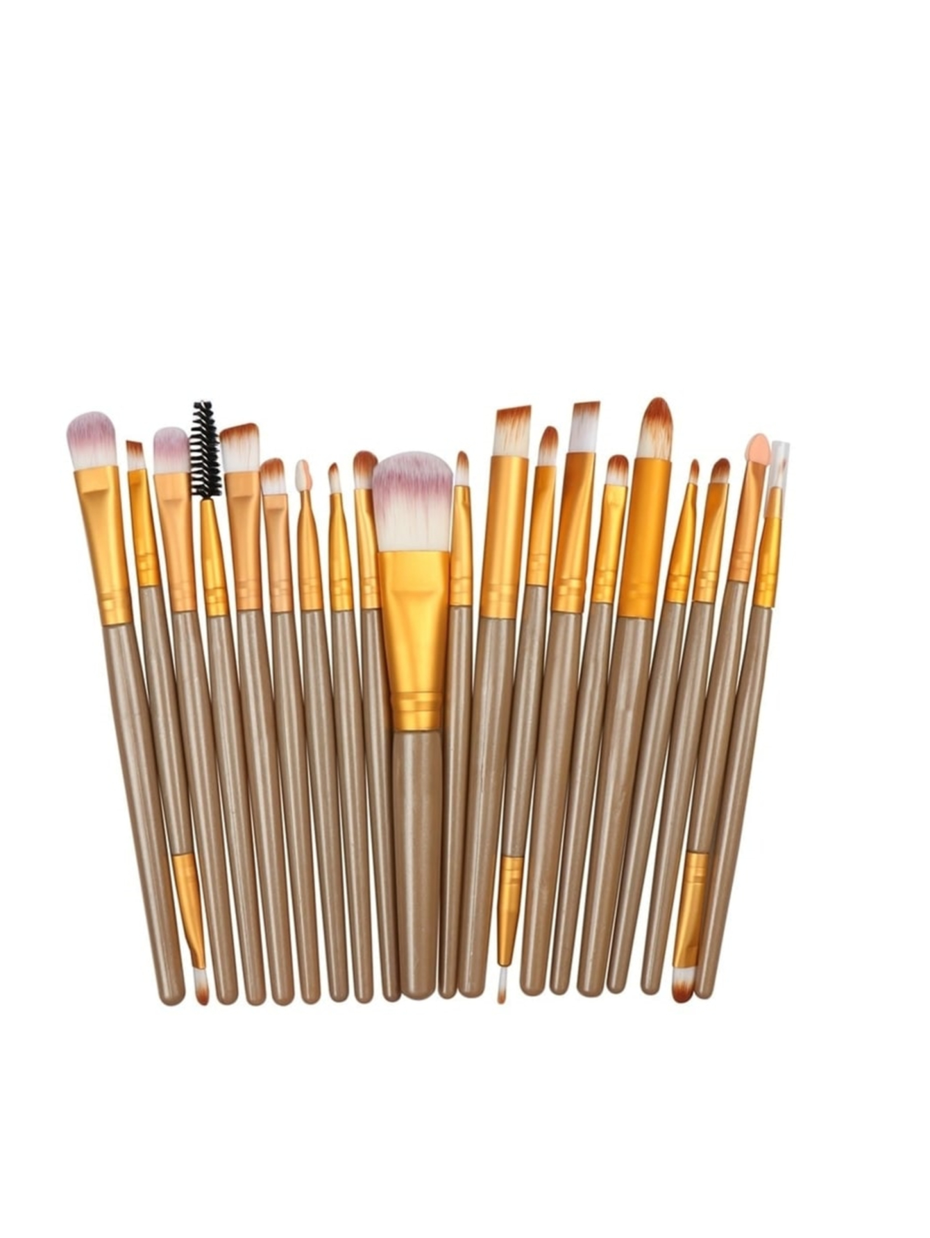 Set de 20 brochas para ojos, sombras, maquillaje, brillo, rubor