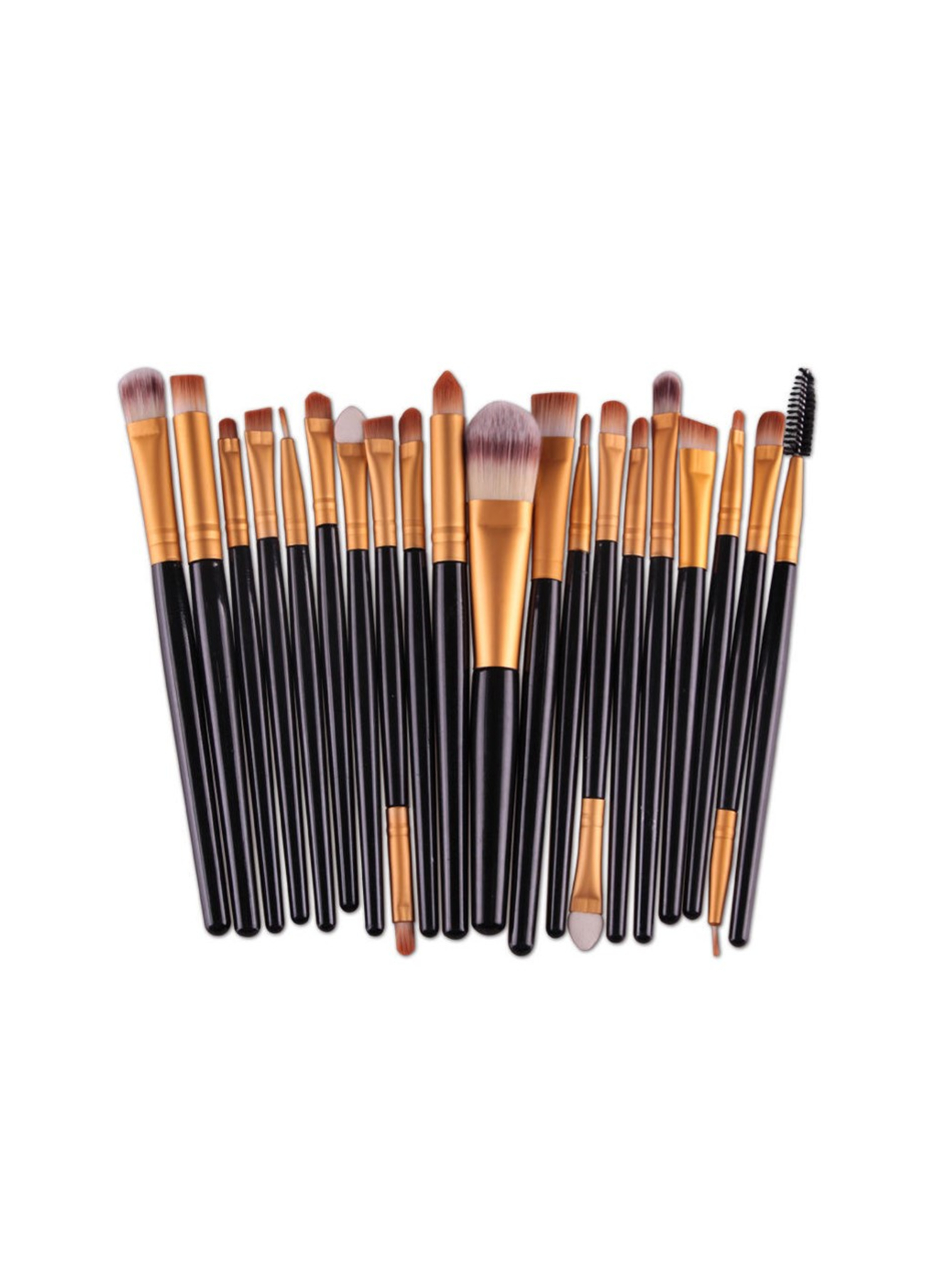 Set de 20 brochas para ojos, sombras, maquillaje, brillo, rubor