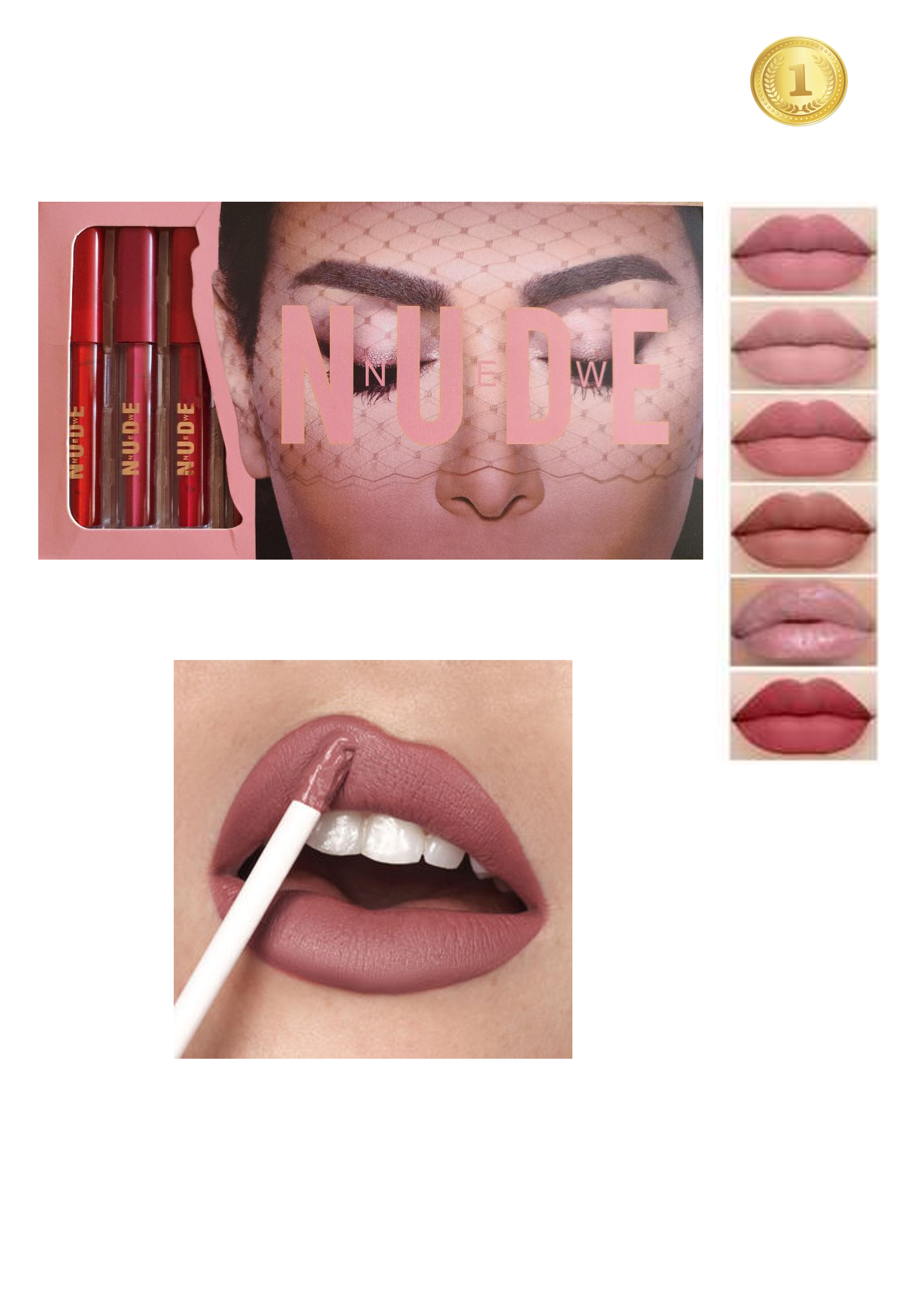 Paquete 12tonos Tintas Para Labios Lipgloss Labial Lipstick