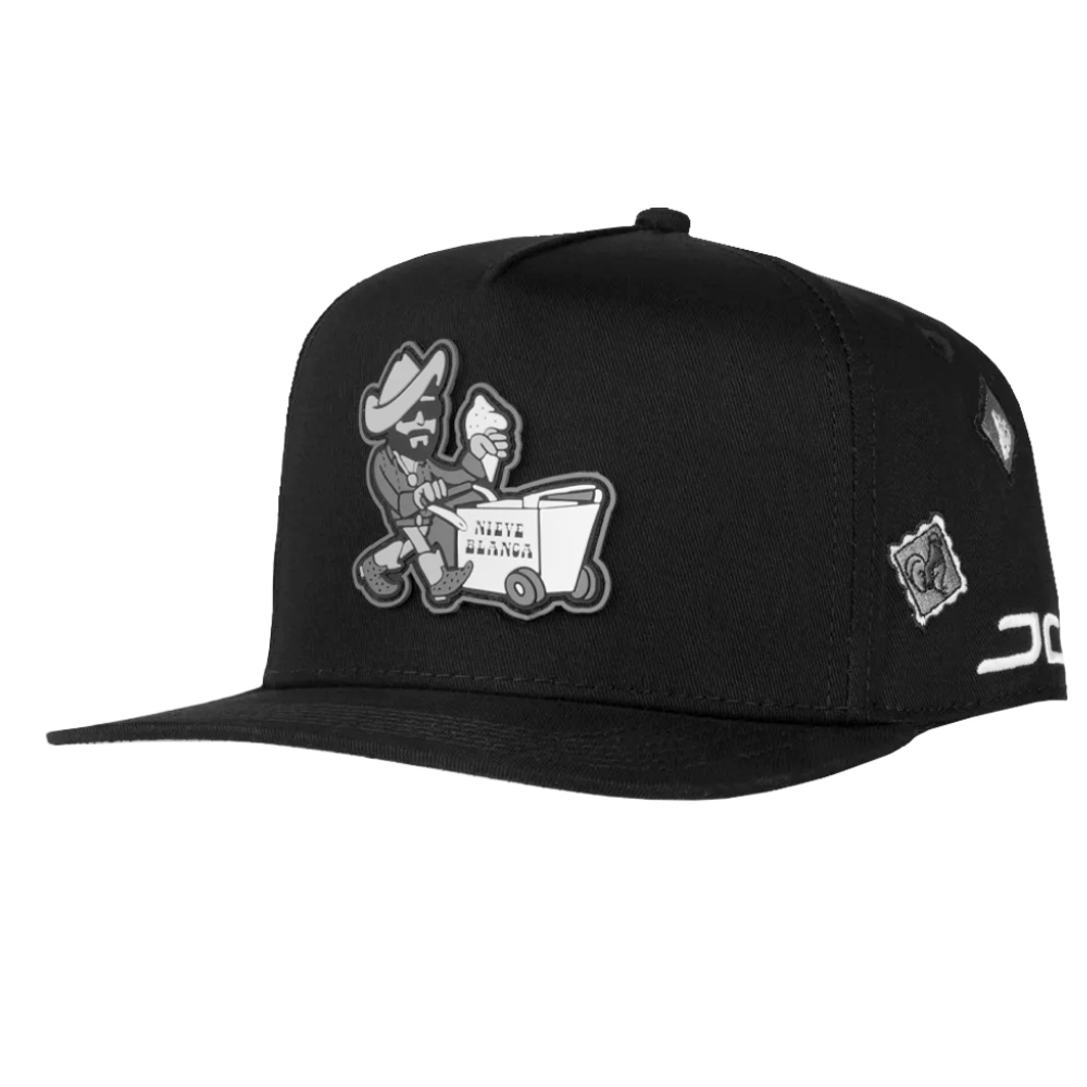 Gorra Plana Jc Hats Nieve Blanca de Hombre Ajustable 0002443.