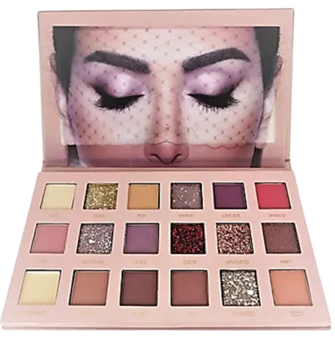 Paleta De Sombras para ojos Nude 18 Tonos Maquillaje Incluye espejo