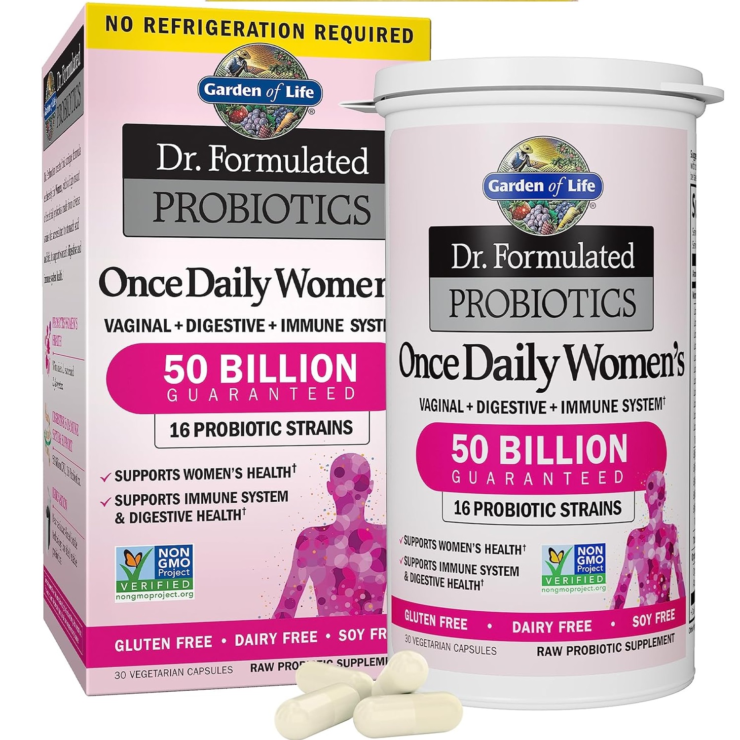 Garden Of Life Dr Formulated Probióticos Women's 50 Billones 30 Cápsulas