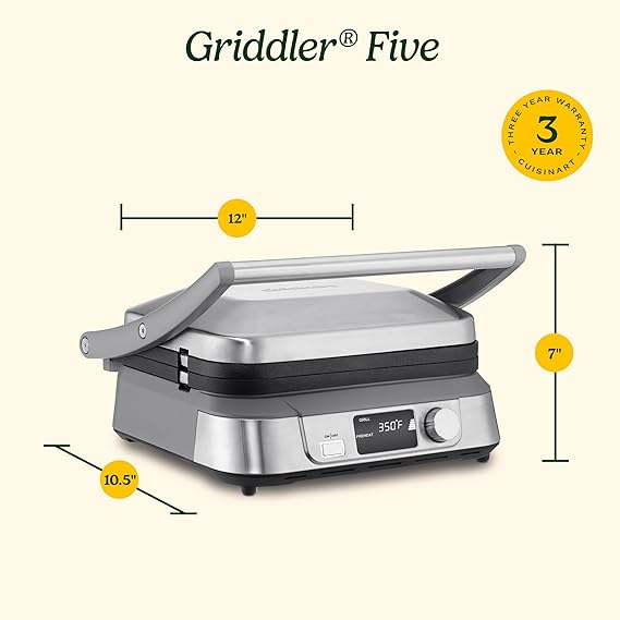 Cuisinart GR-5 Grill Press Digital