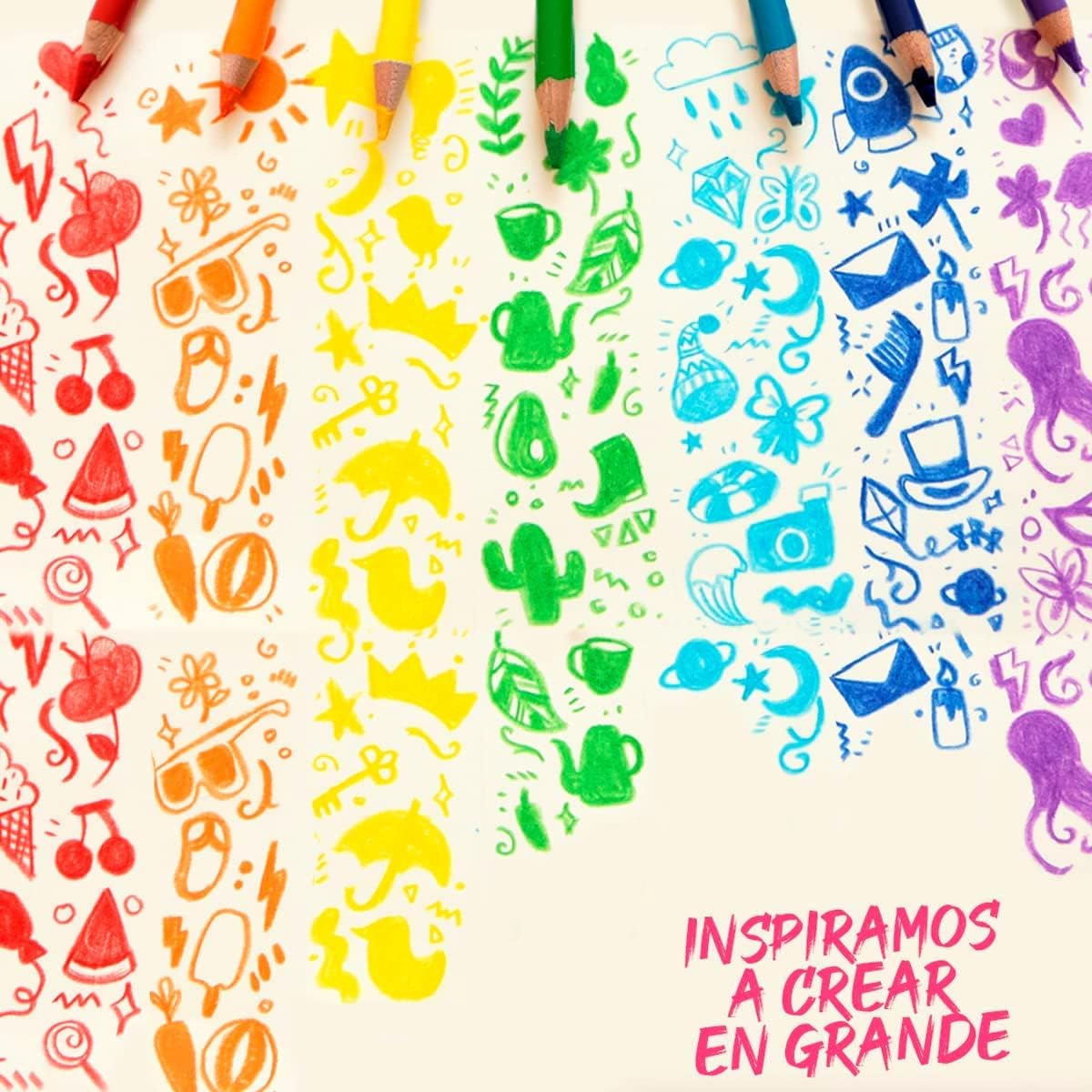 Lápices de Colores Prismacolor Pastel, Colores Brillantes 24 piezas