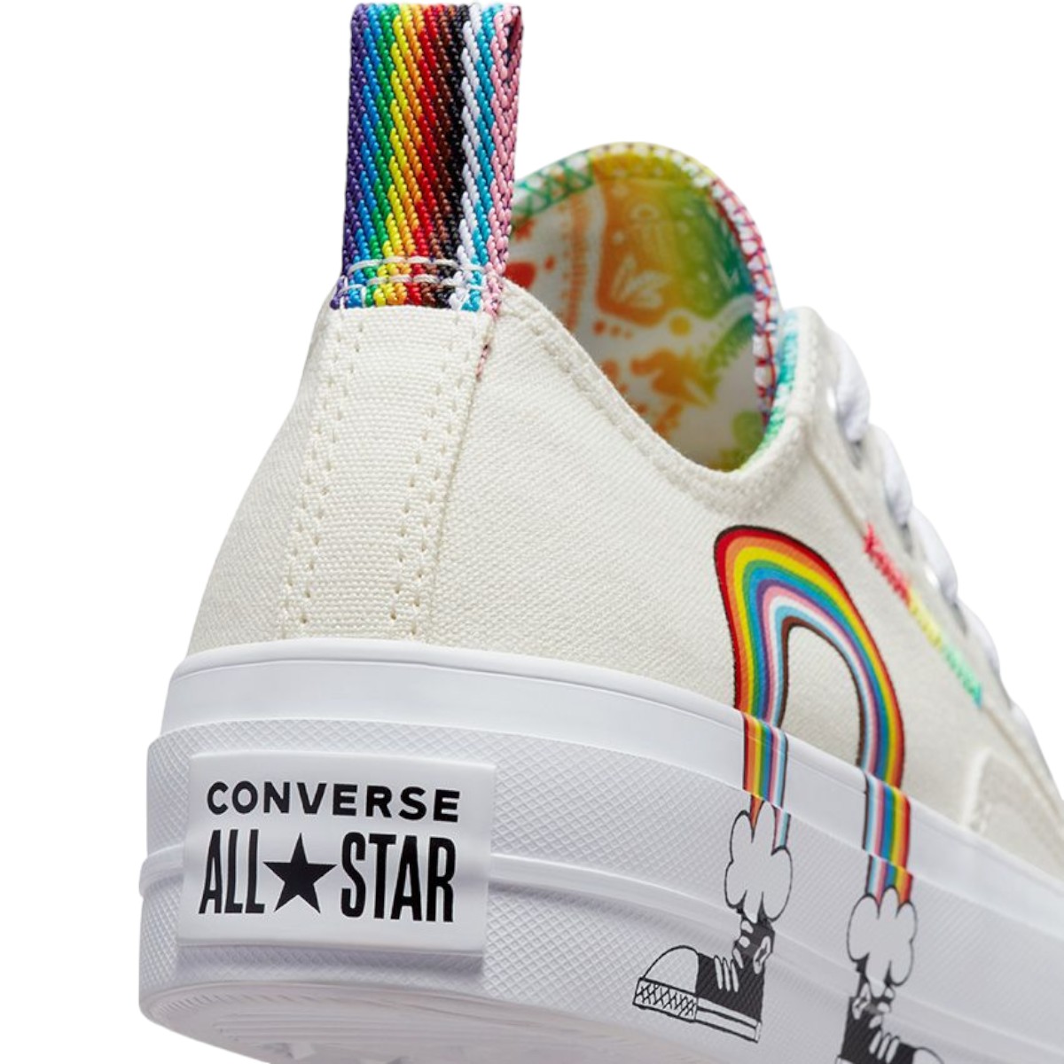 Tenis Converse Chuck Taylor All Star Lift Plataforma Pride - Original .