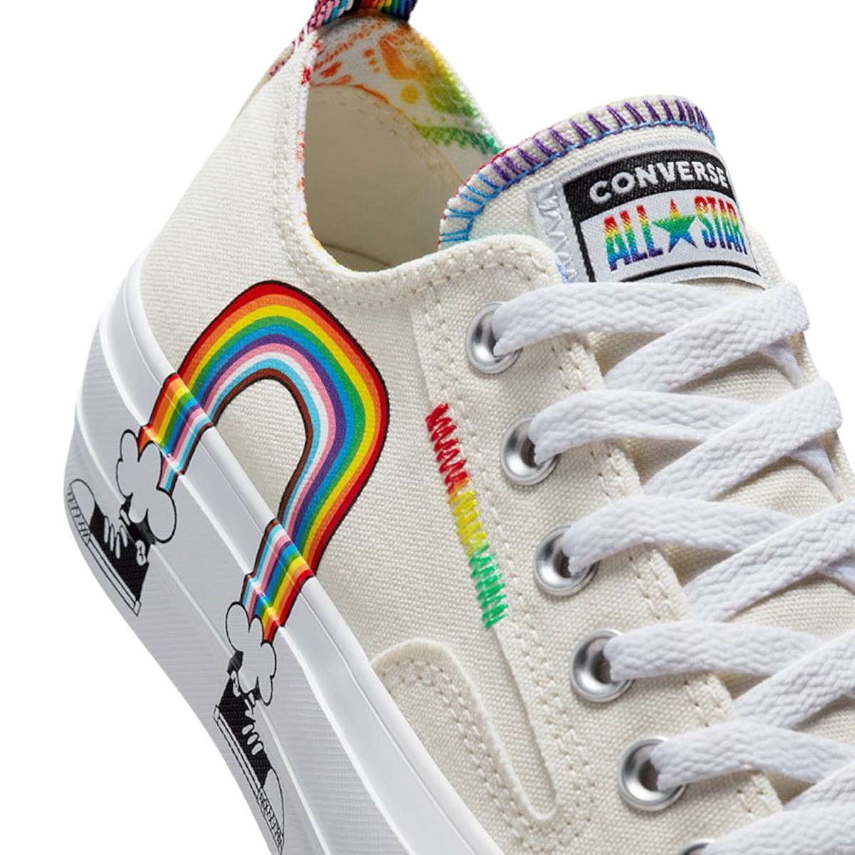Tenis Converse Chuck Taylor All Star Lift Plataforma Pride - Original .