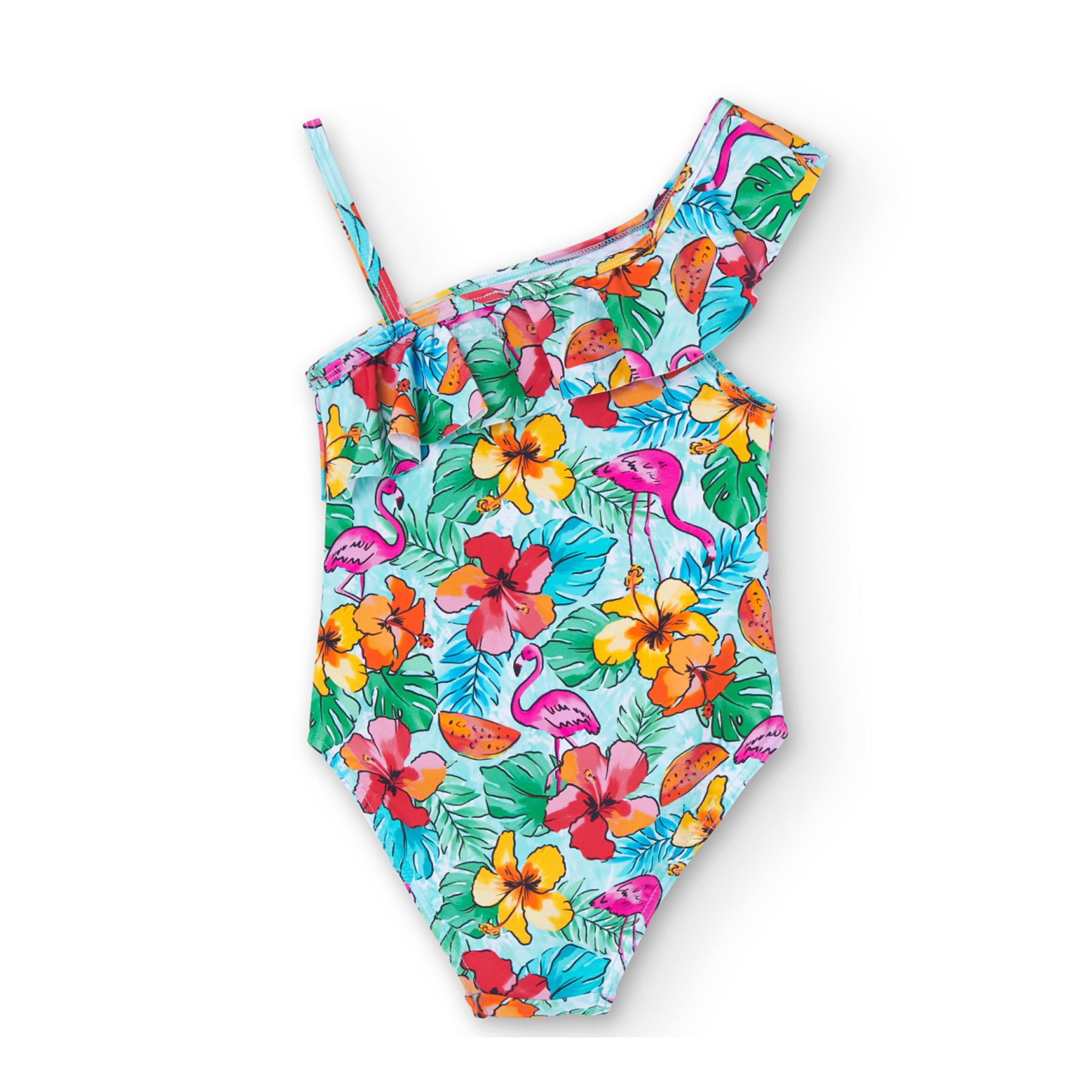 Bañador Estampado Flores Para Niña BOBOLI