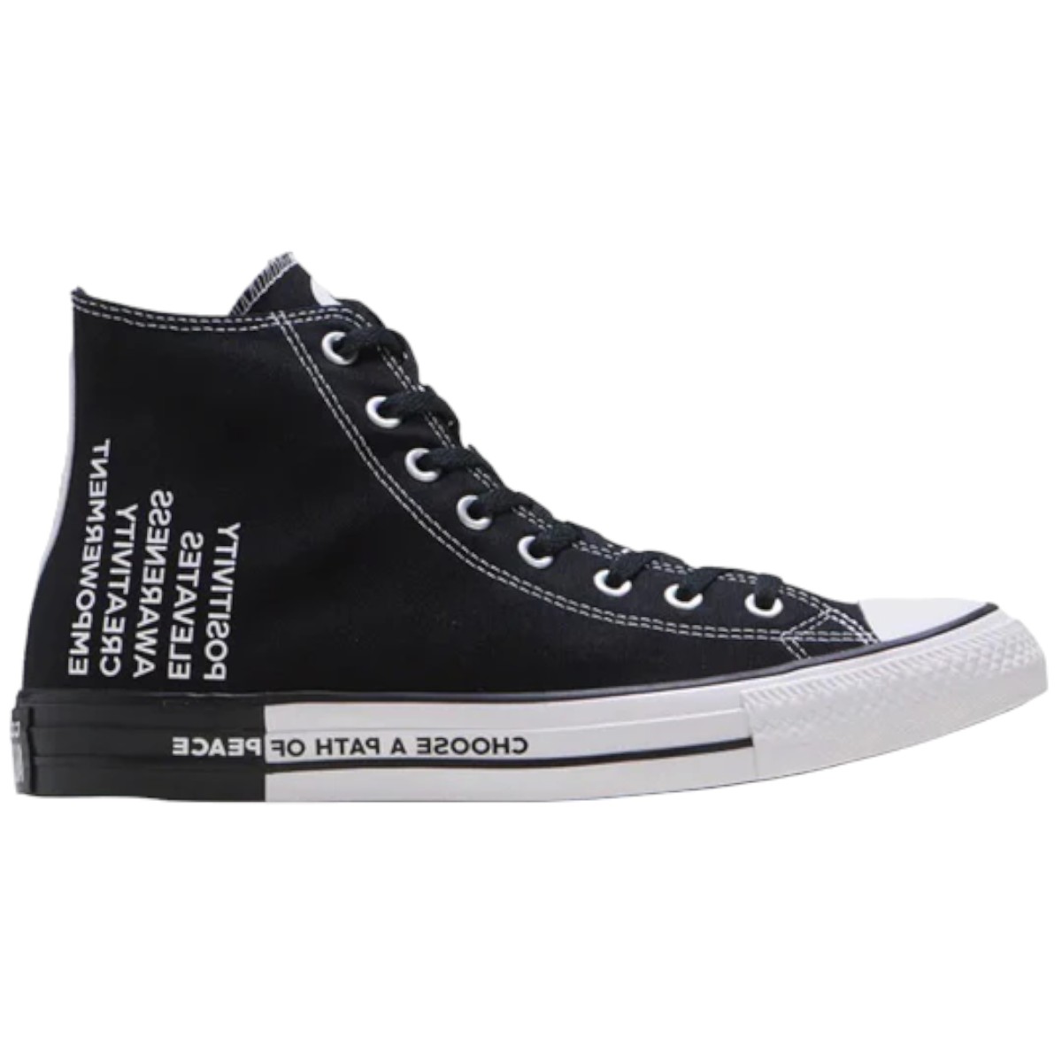 Tenis Converse Chuck Taylor All Star High Seek Peace - Negro.