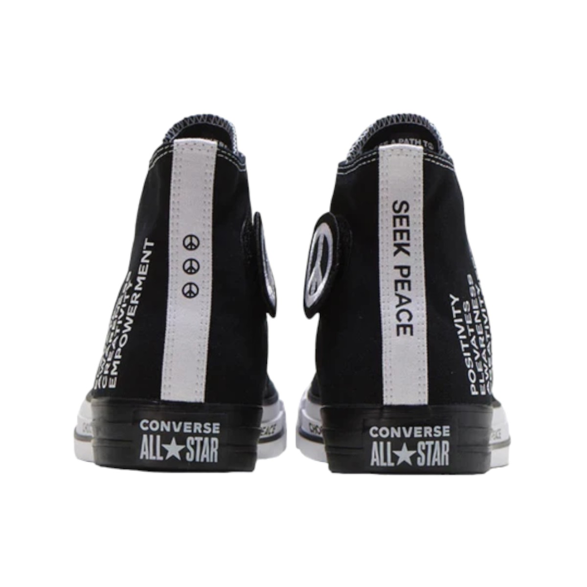 Tenis Converse Chuck Taylor All Star High Seek Peace - Negro.