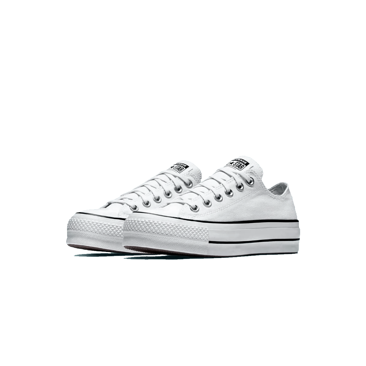 Tenis Converse de Plataforma Lift Blancos Choclo Lona para Mujer