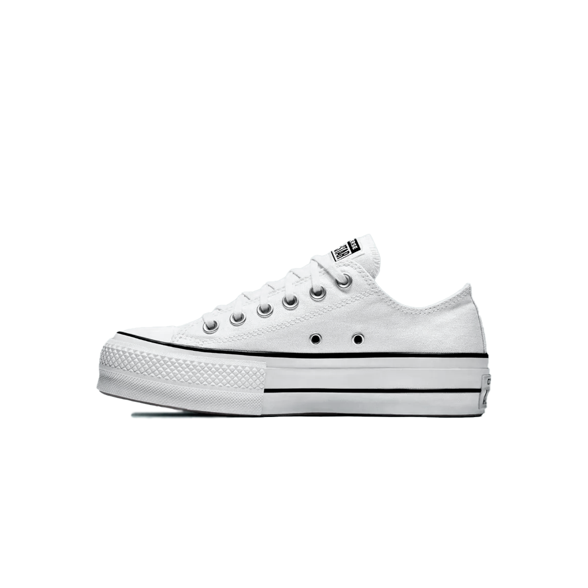 Tenis Converse de Plataforma Lift Blancos Choclo Lona para Mujer
