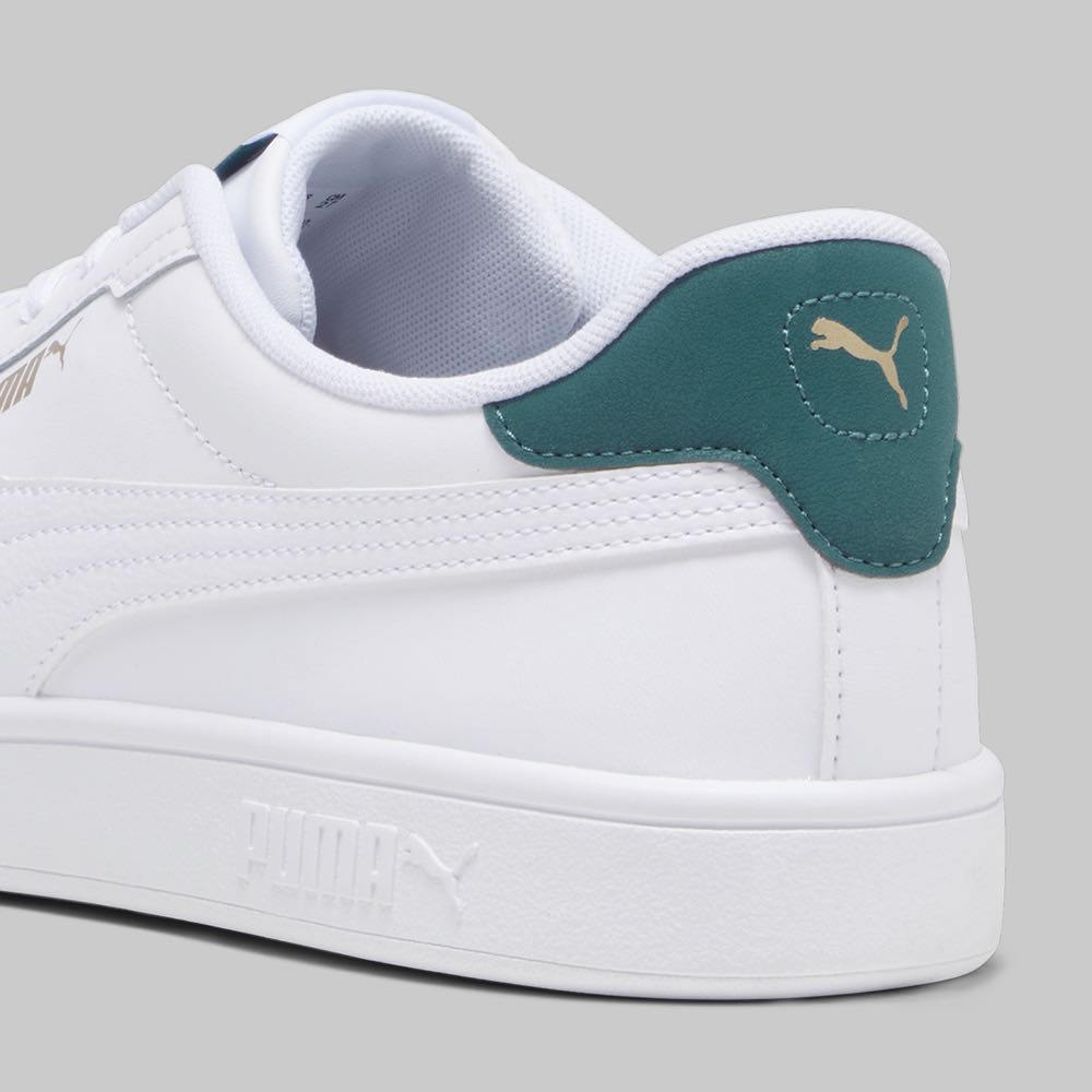 Tenis Puma Smash 3.0 Blanco Casual.